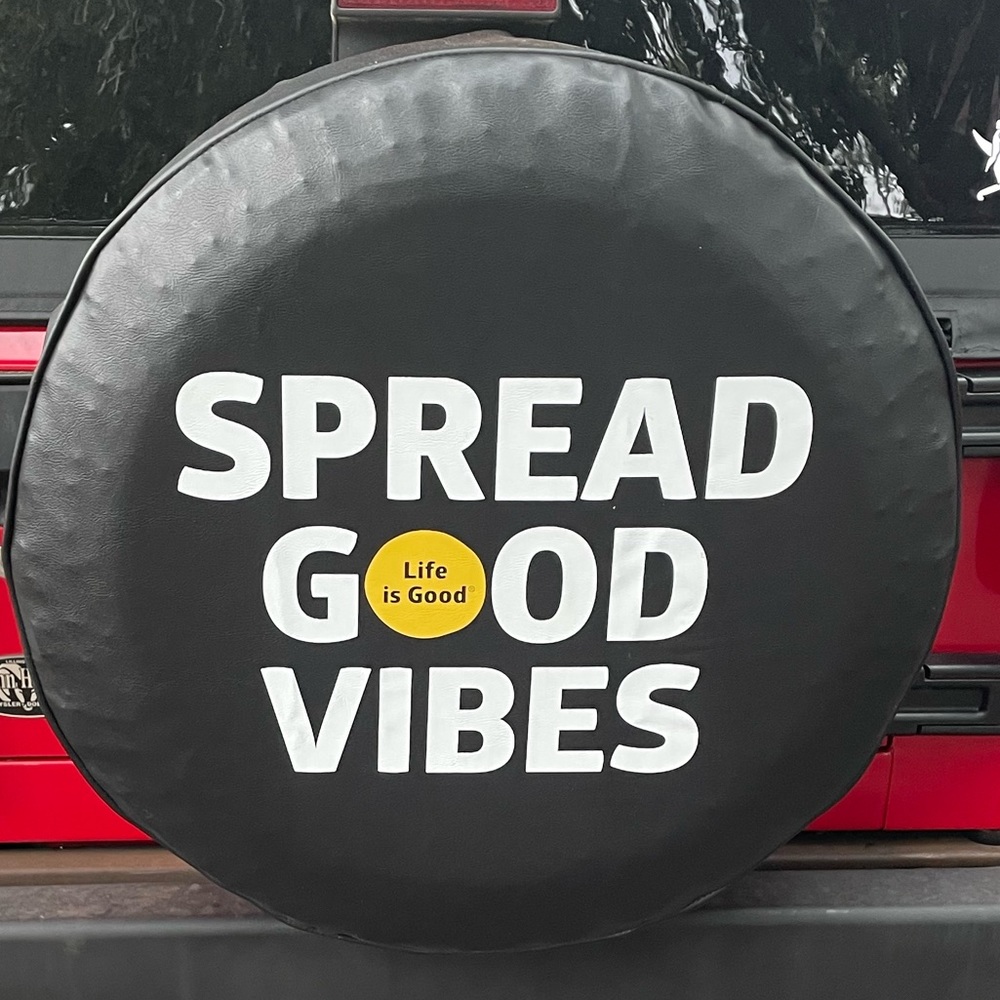 Life is Good Spare Tire Cover 30 inch